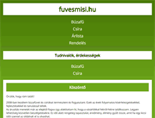 Tablet Screenshot of fuvesmisi.hu